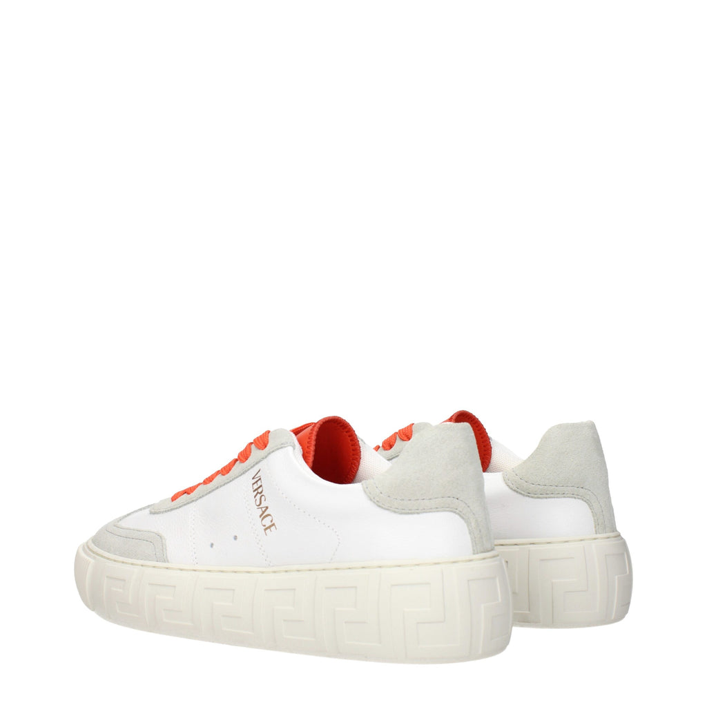 Versace Weiße Leder-Sneakers
