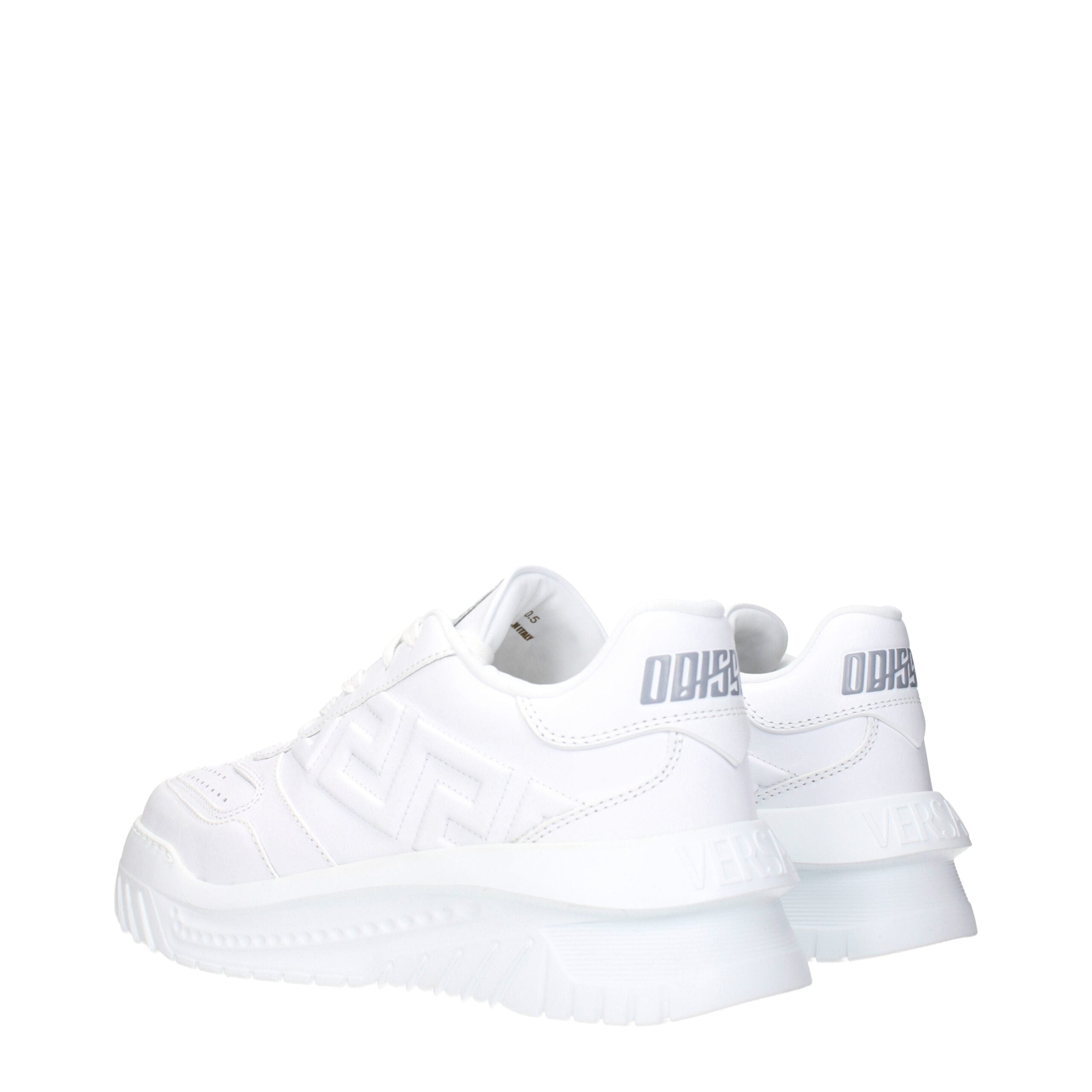 Versace Weiße Leder-Sneakers