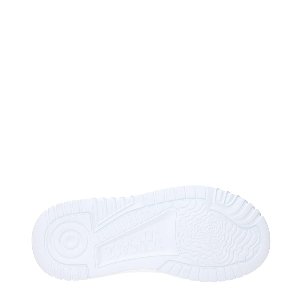 Versace Weiße Leder-Sneakers