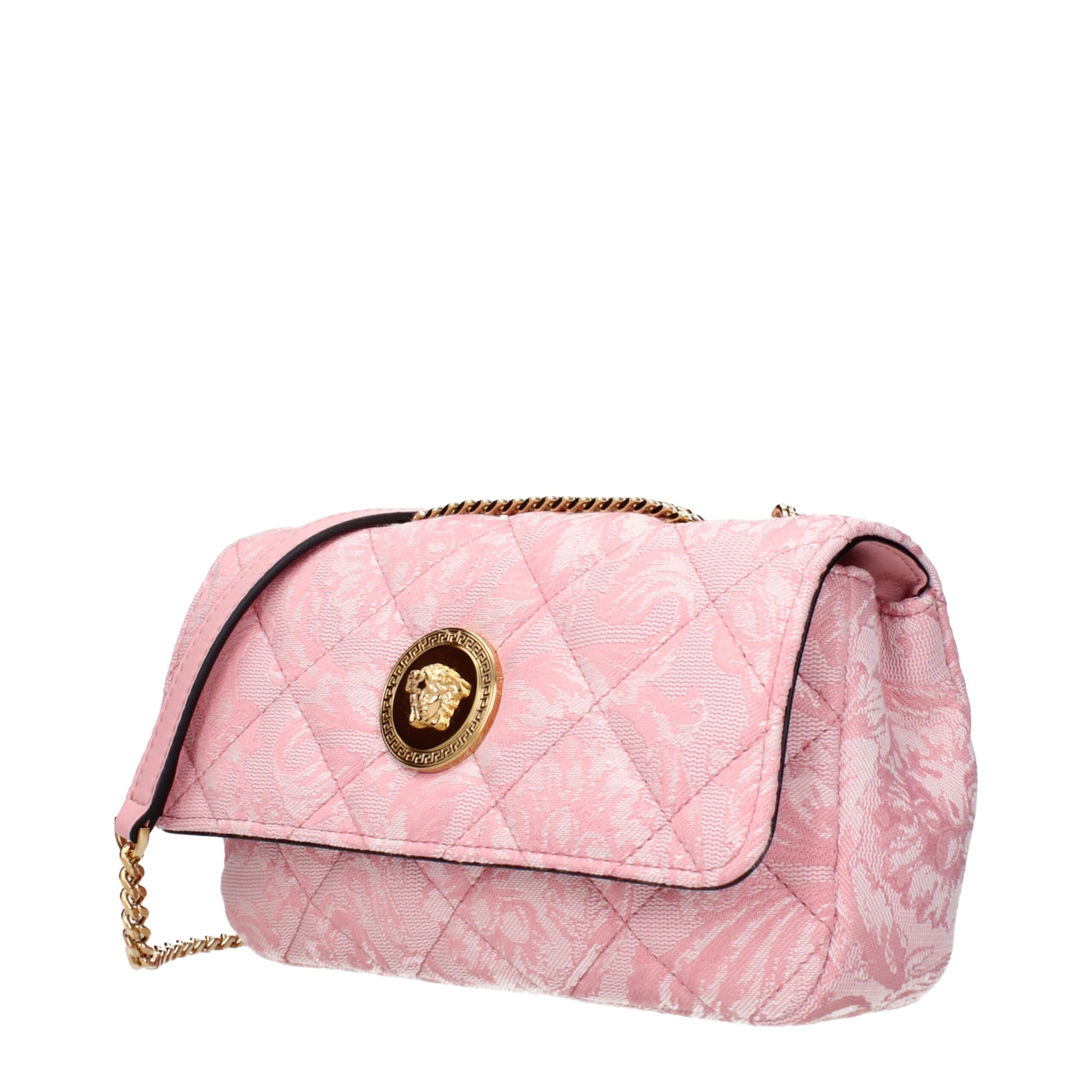 Versace Rosa Stoff-Umhängetaschen