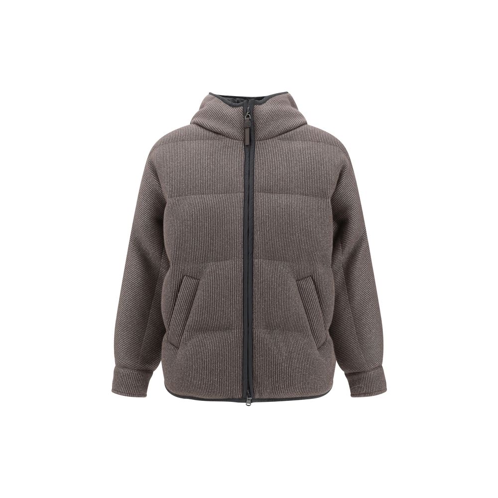 Brunello Cucinelli Lurex-Daunenjacke