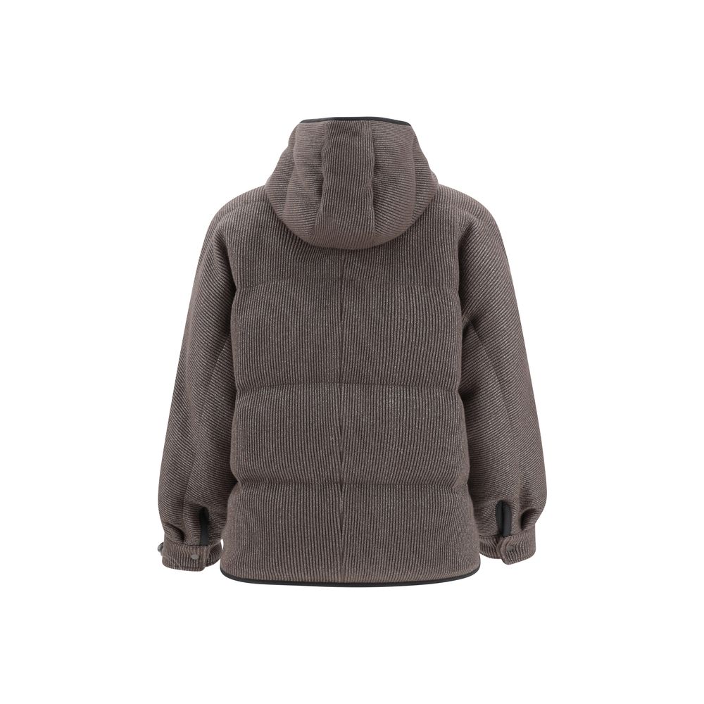 Brunello Cucinelli Lurex-Daunenjacke