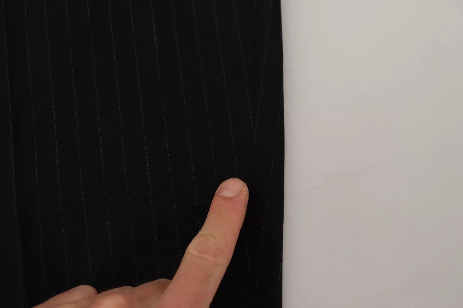 Dolce & Gabbana Schwarze CottonStretch Loose DenimTrouser Jeans