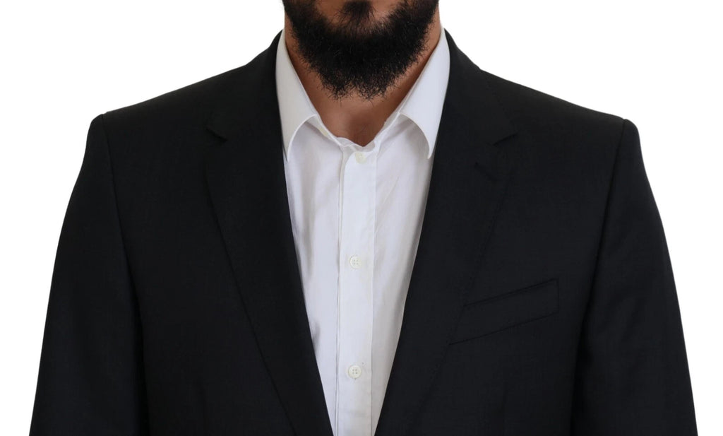 Dolce & Gabbana Melange Grau Wolle 2 Stück MARTINI Anzug