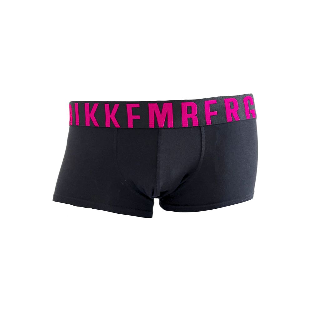 Bikkembergs Schwarz Baumwolle Männer Boxer