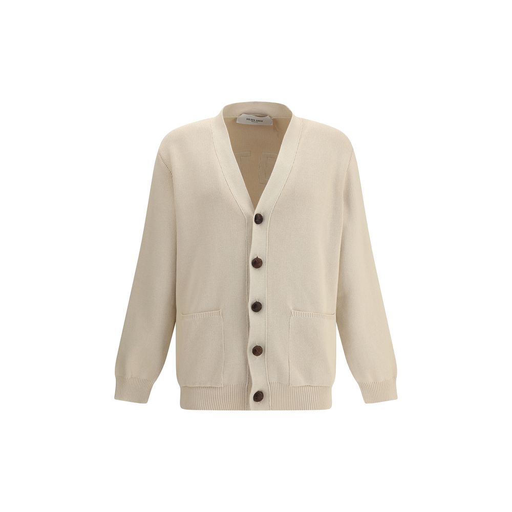 Golden Goose Baumwoll-Cardigan in Creme