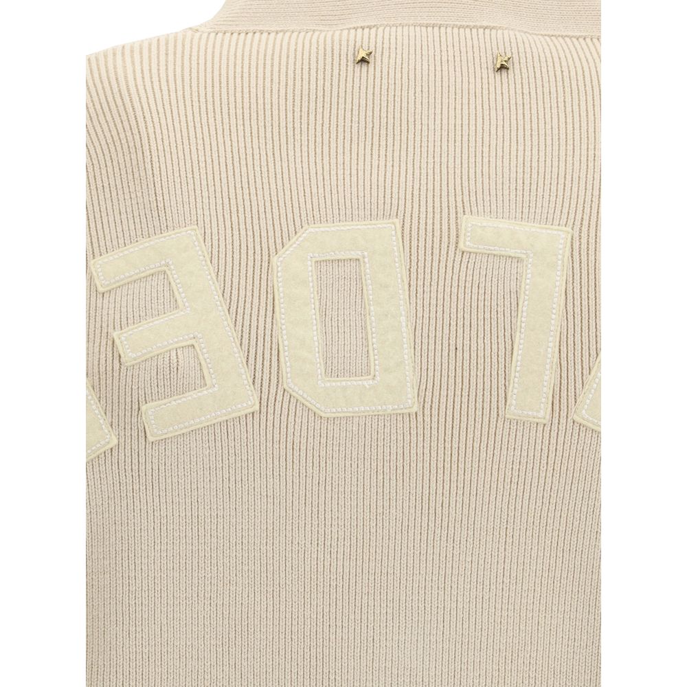 Golden Goose Baumwoll-Cardigan in Creme