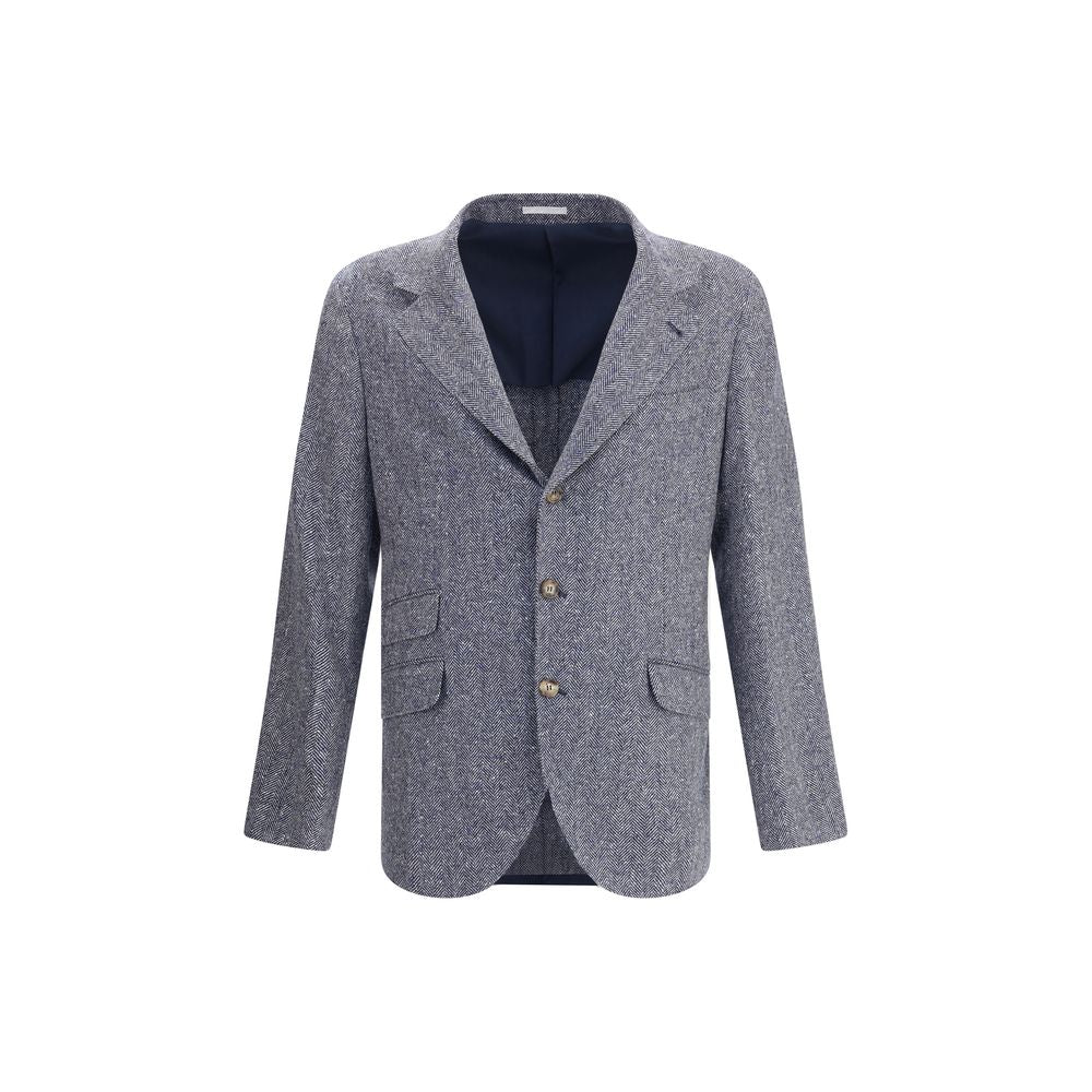 Brunello Cucinelli Fischgräten-Blazer