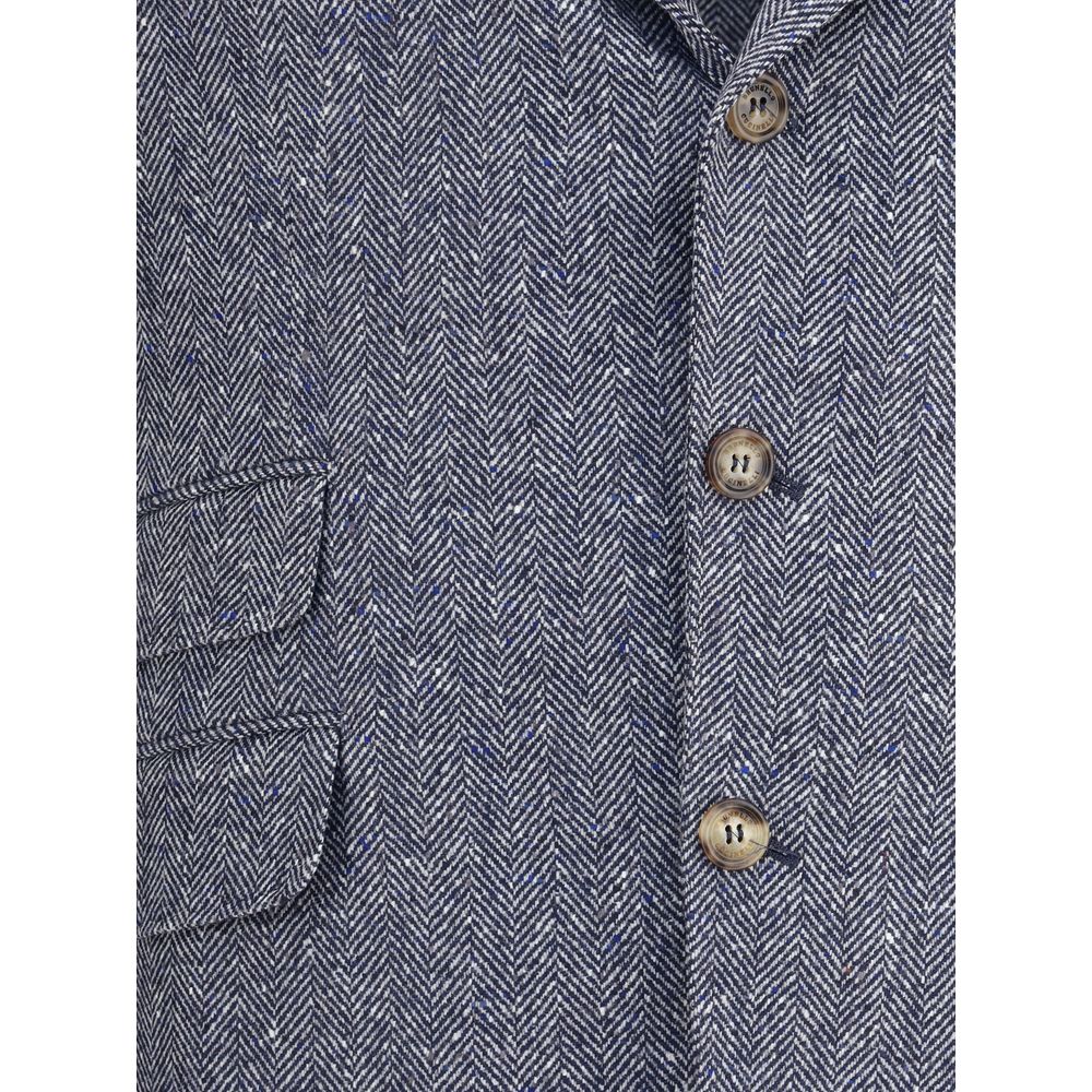 Brunello Cucinelli Fischgräten-Blazer
