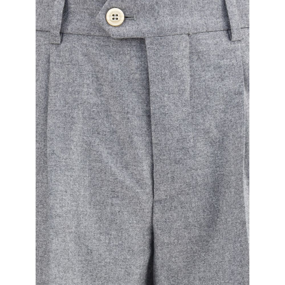 Brunello Cucinelli Kaschmir-Seidenflanell-Hose