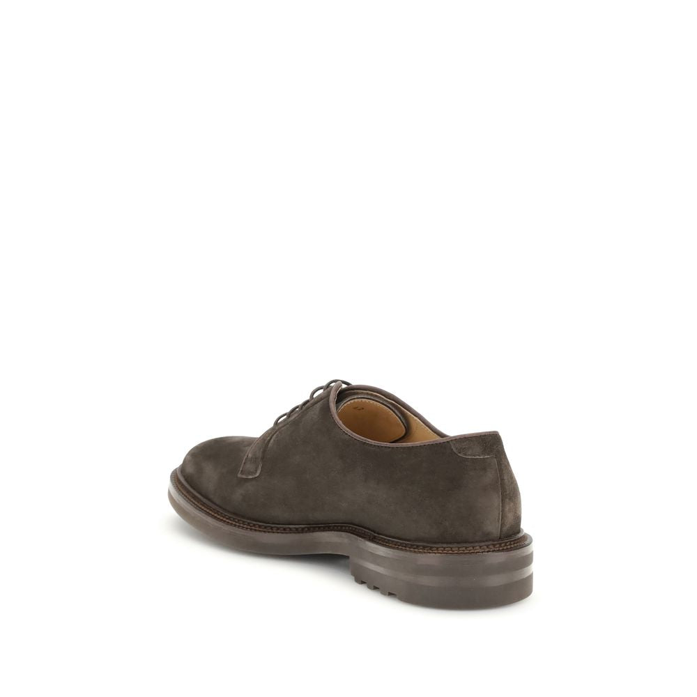 Brunello Cucinelli Leder-Schnürschuhe