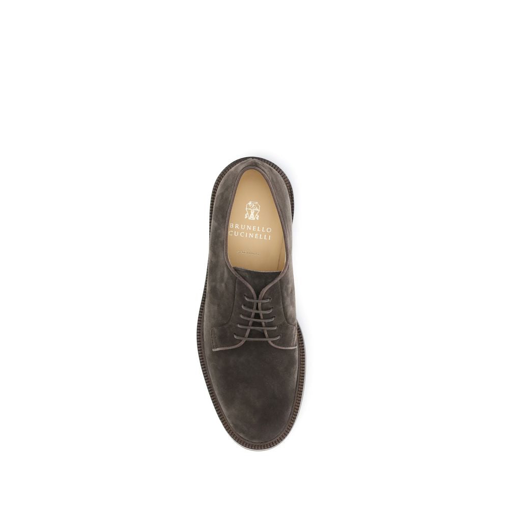 Brunello Cucinelli Leder-Schnürschuhe