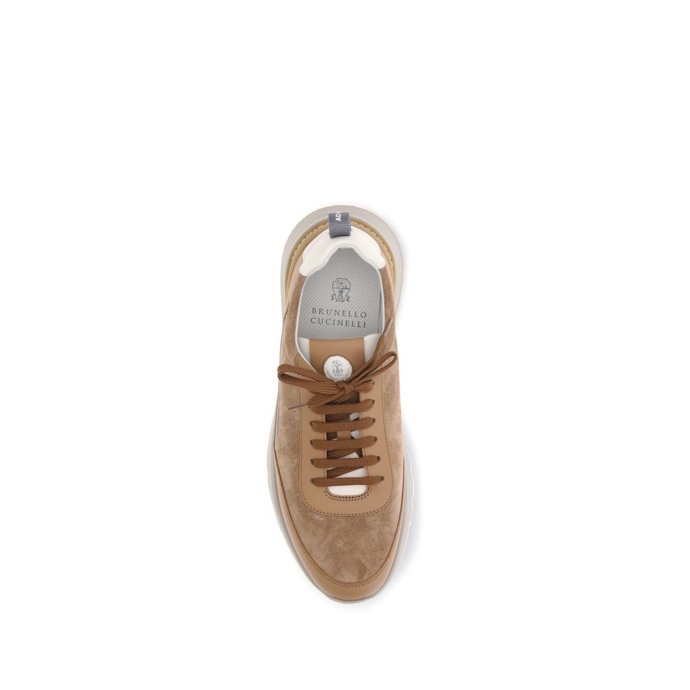 Brunello Cucinelli Turnschuhe aus Leder