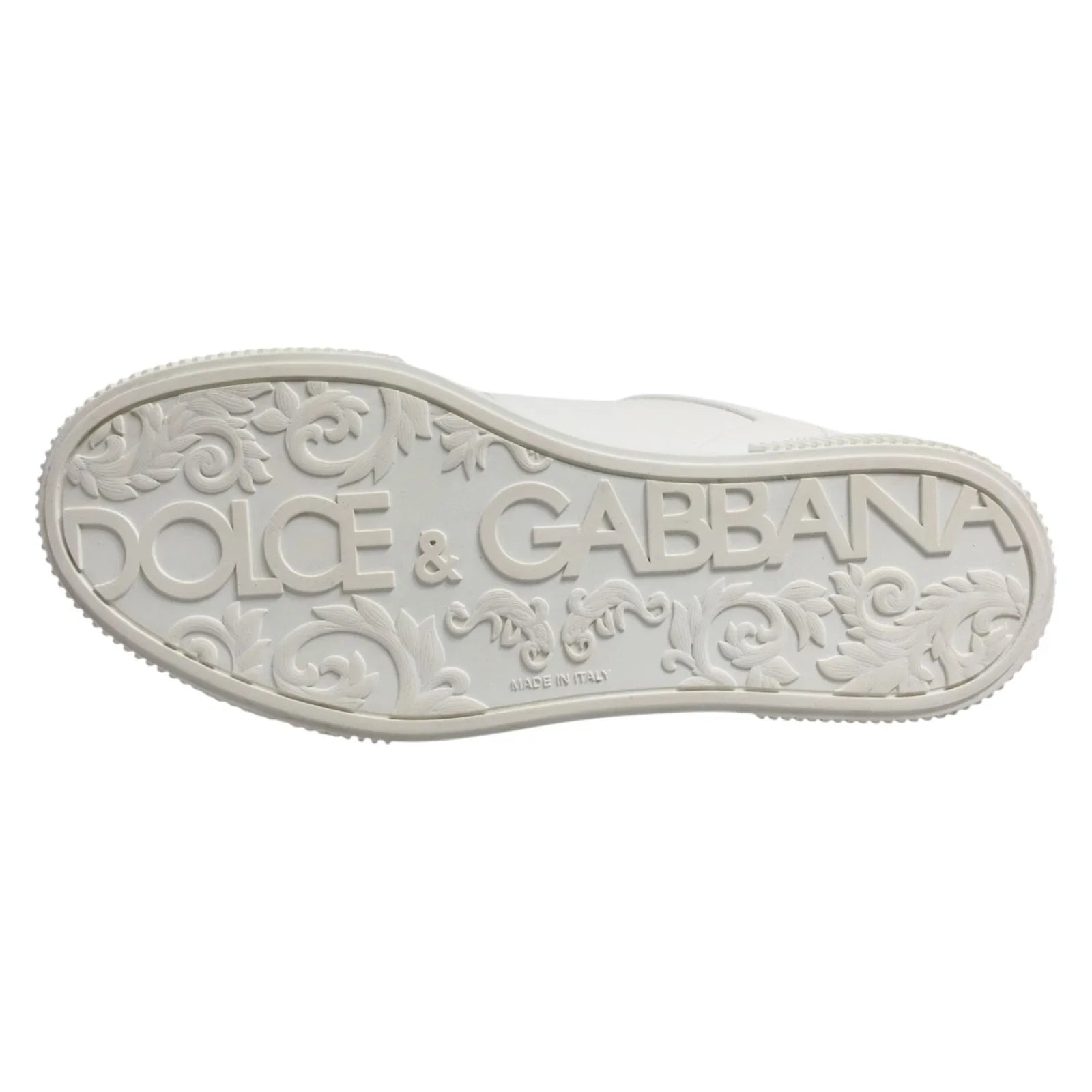 Dolce & Gabbana Weiß Miami Leder Low Top Männer Turnschuhe Schuhe