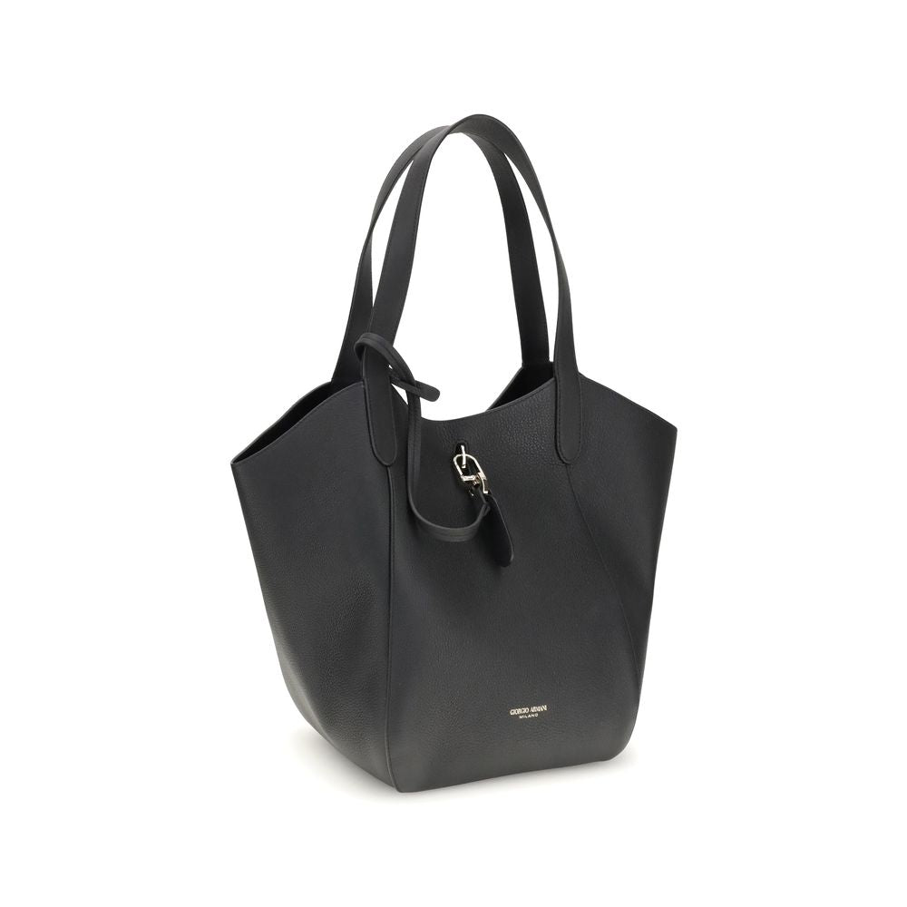 Giorgio Armani Mittlere Wildleder-Umhängetasche