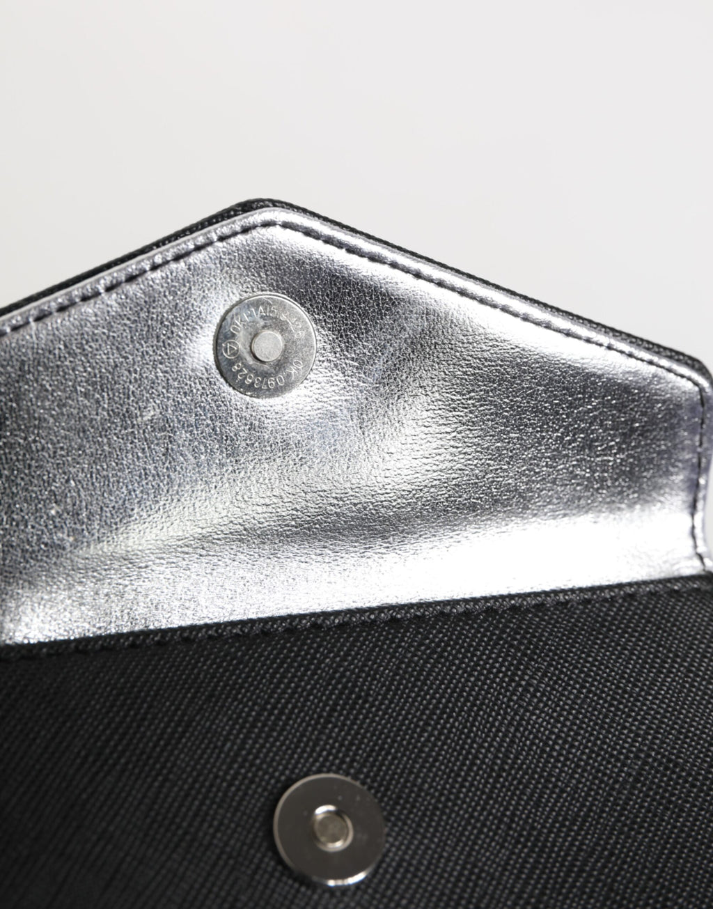 Michael Kors Schwarzes Saffiano-Leder Umschlaghalter Herren-Accessoire Brieftasche