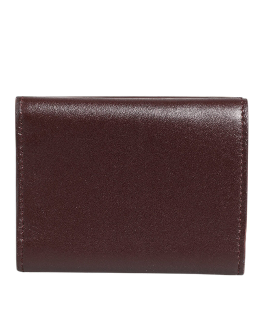 Dolce & Gabbana Leder mit Logo-Prägung Trifold Herren Karteninhaber Dunkelbraun