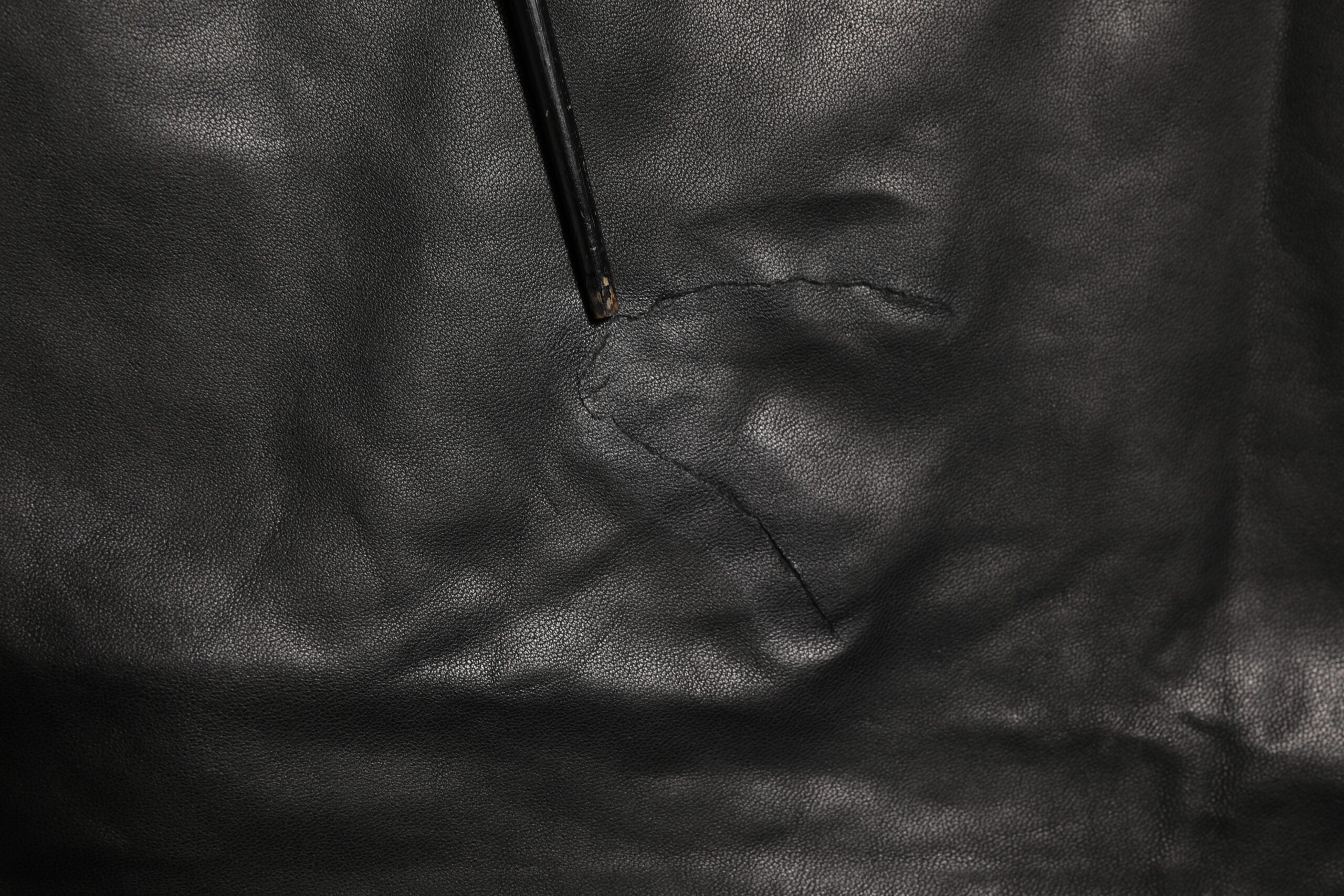 Dolce & Gabbana Schwarze Lammlederhosen Männerhosen