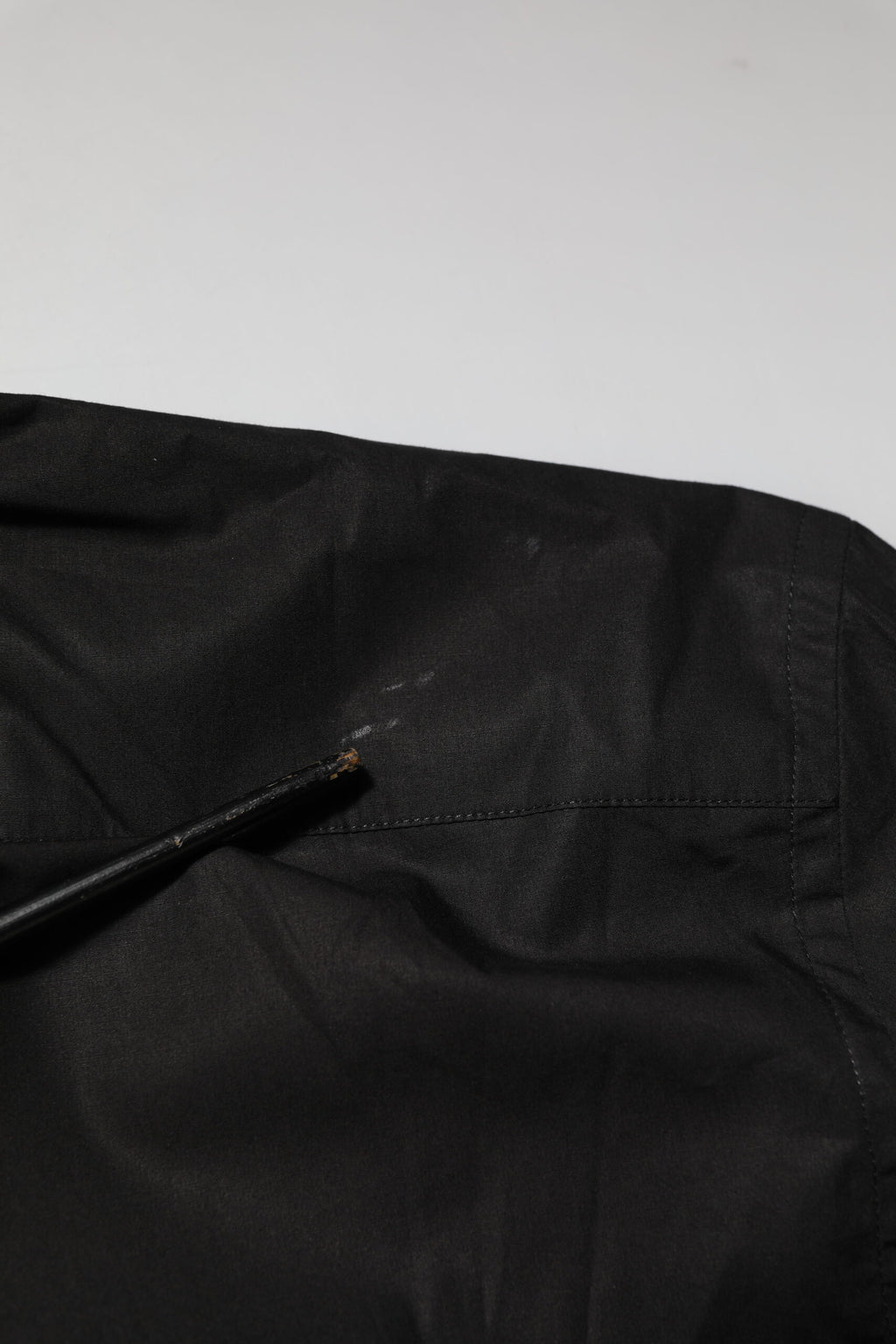 Dolce & Gabbana Schwarzes Baumwollstern-Paillettenkleid Formales Herrenhemd