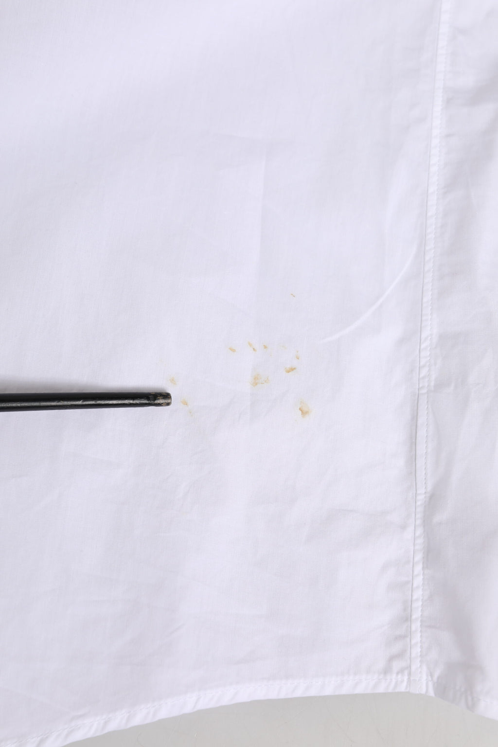 Dolce & Gabbana Weißes Hemd mit Kronen-Kragen GOLD aus Baumwolle