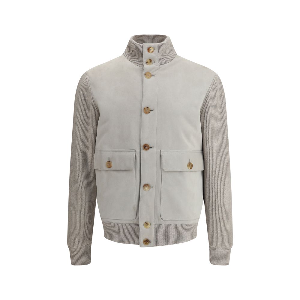 Brunello Cucinelli Wildlederjacke
