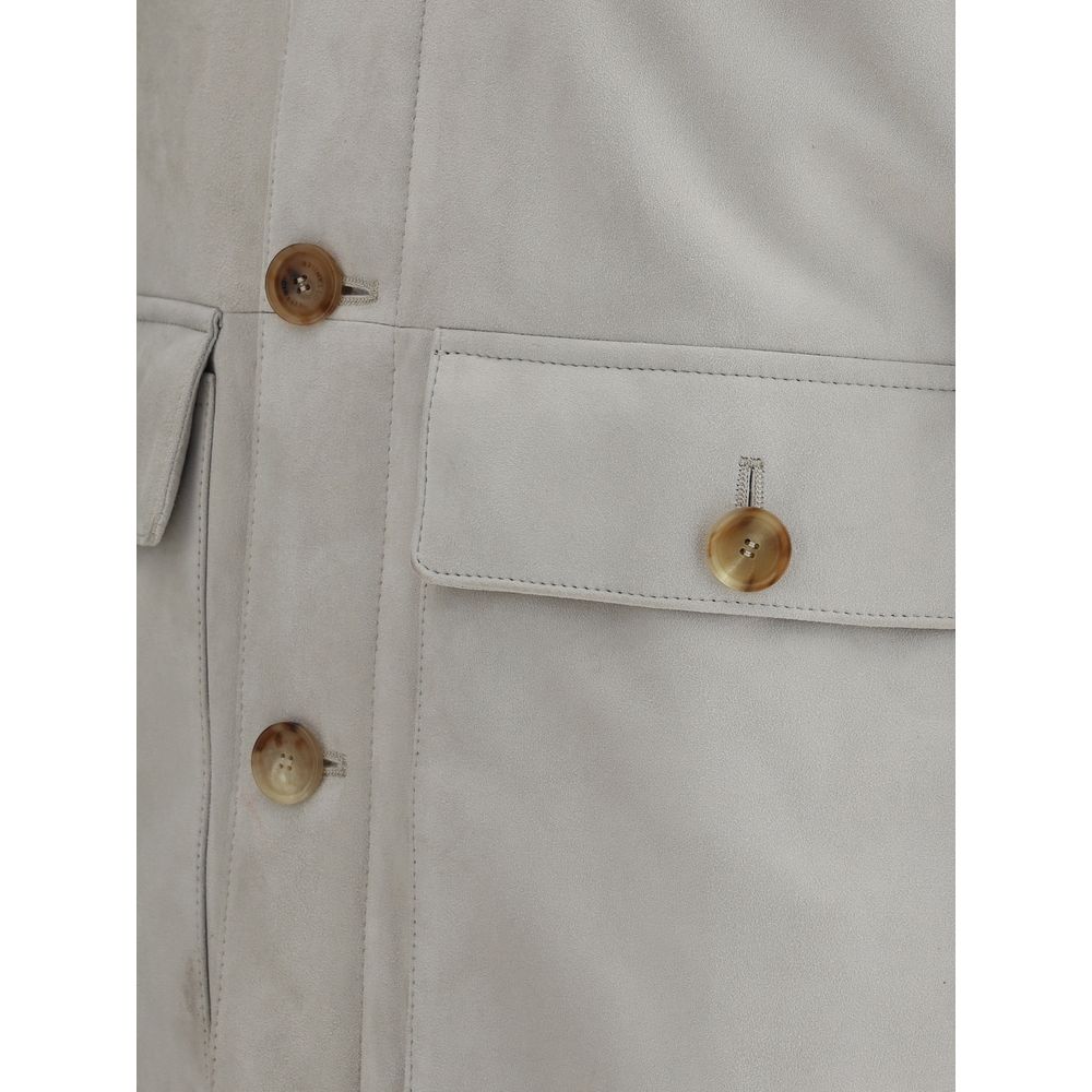Brunello Cucinelli Wildlederjacke