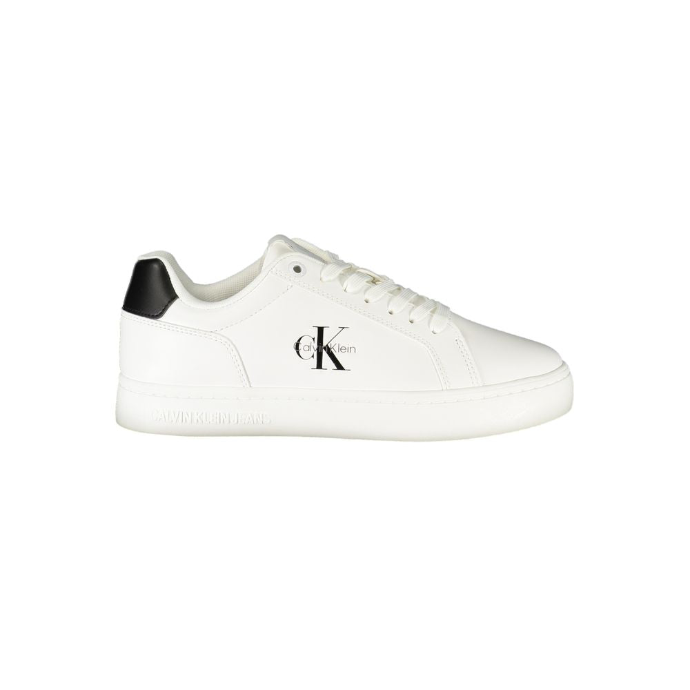 Calvin Klein Sneaker aus weißem Polyester