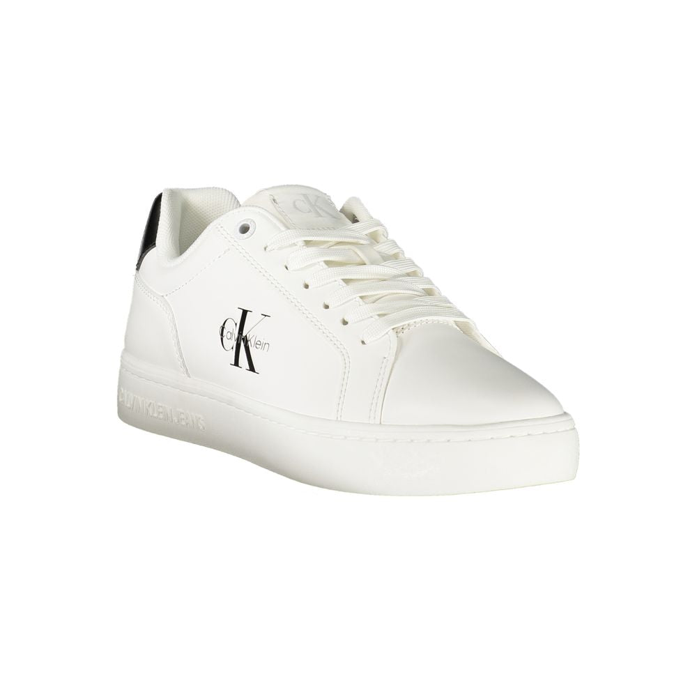 Calvin Klein Sneaker aus weißem Polyester