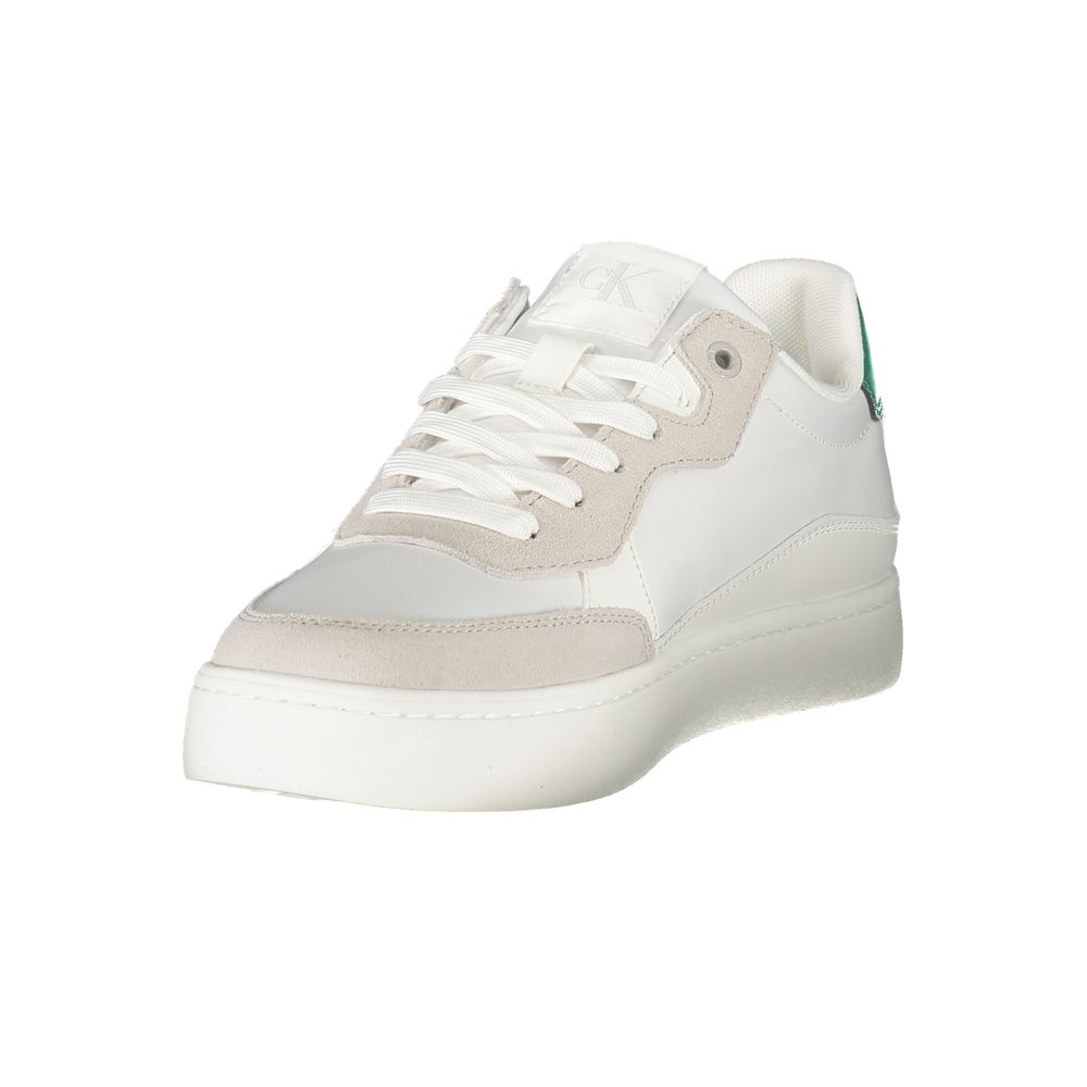 Calvin Klein Sneaker aus weißem Polyester