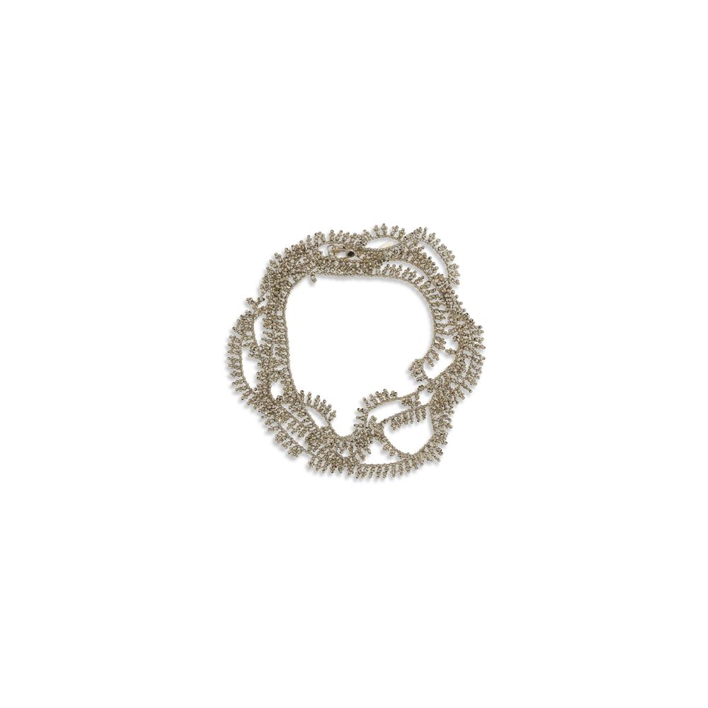 Brunello Cucinelli Geknotetes Silberarmband
