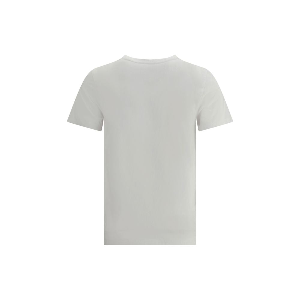 Maison Kitsuné Baumwoll-T-Shirt in Weiß