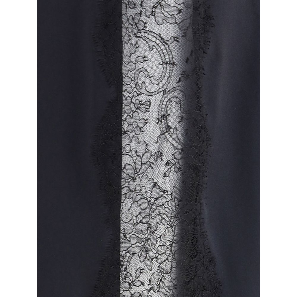 Tom Ford Satin-Rock mit Spitzendetails