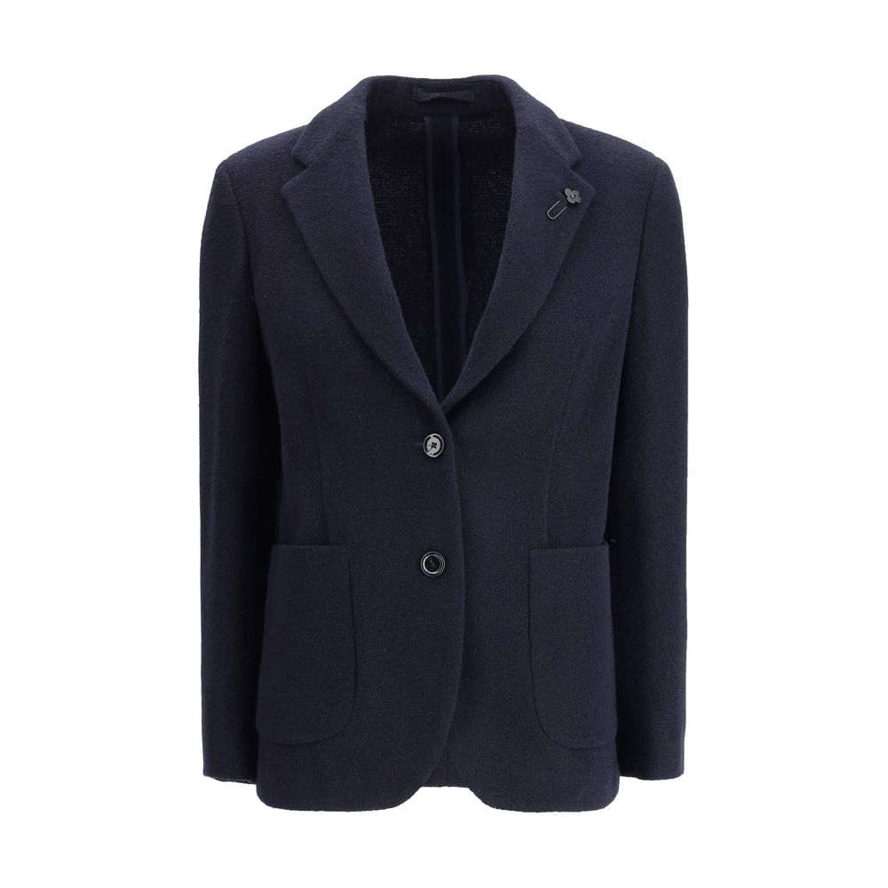 Lardini Blauer Wollblazer
