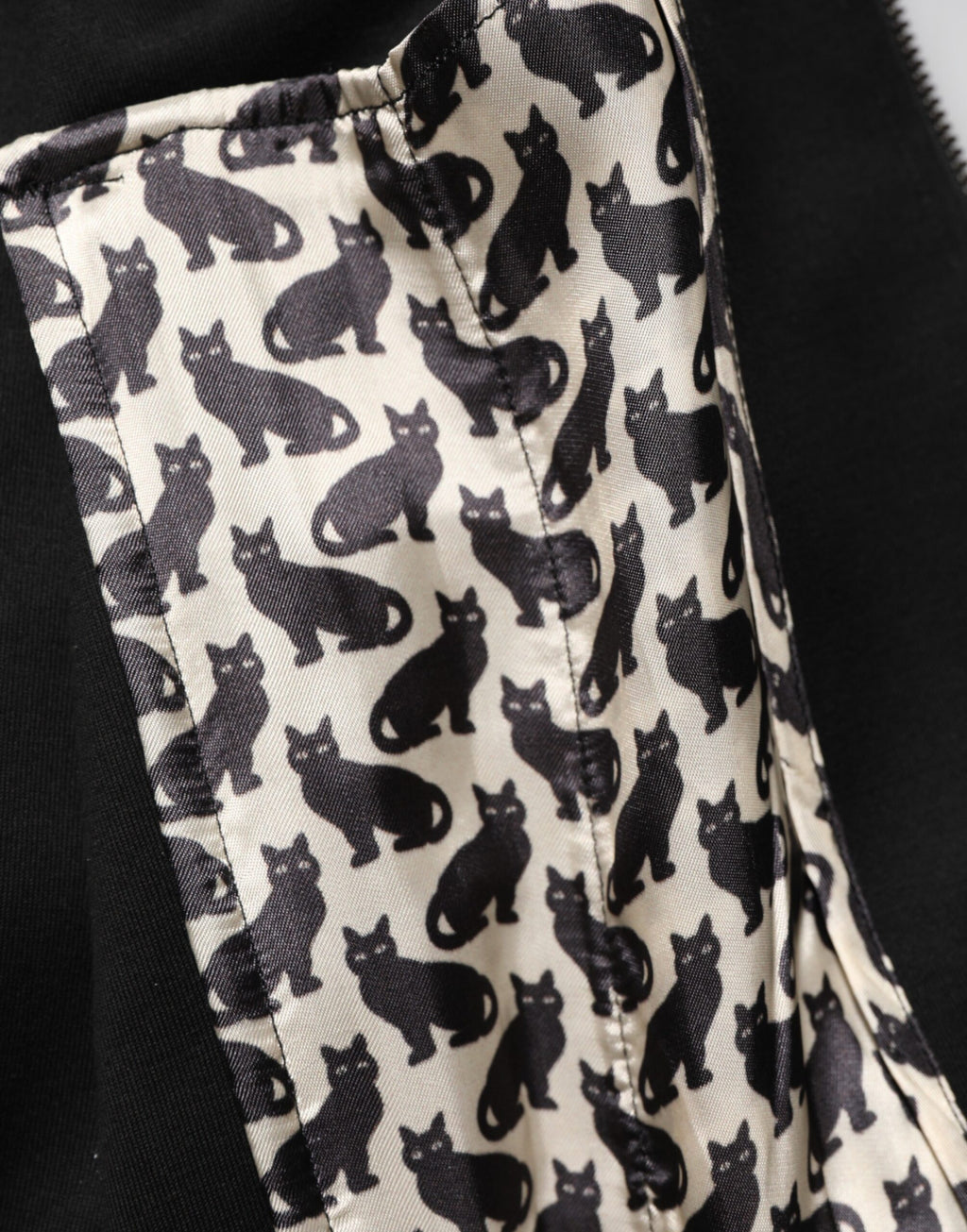 Dolce & Gabbana Schwarze Baumwolle Logo Full Zip Männer Bomberjacke