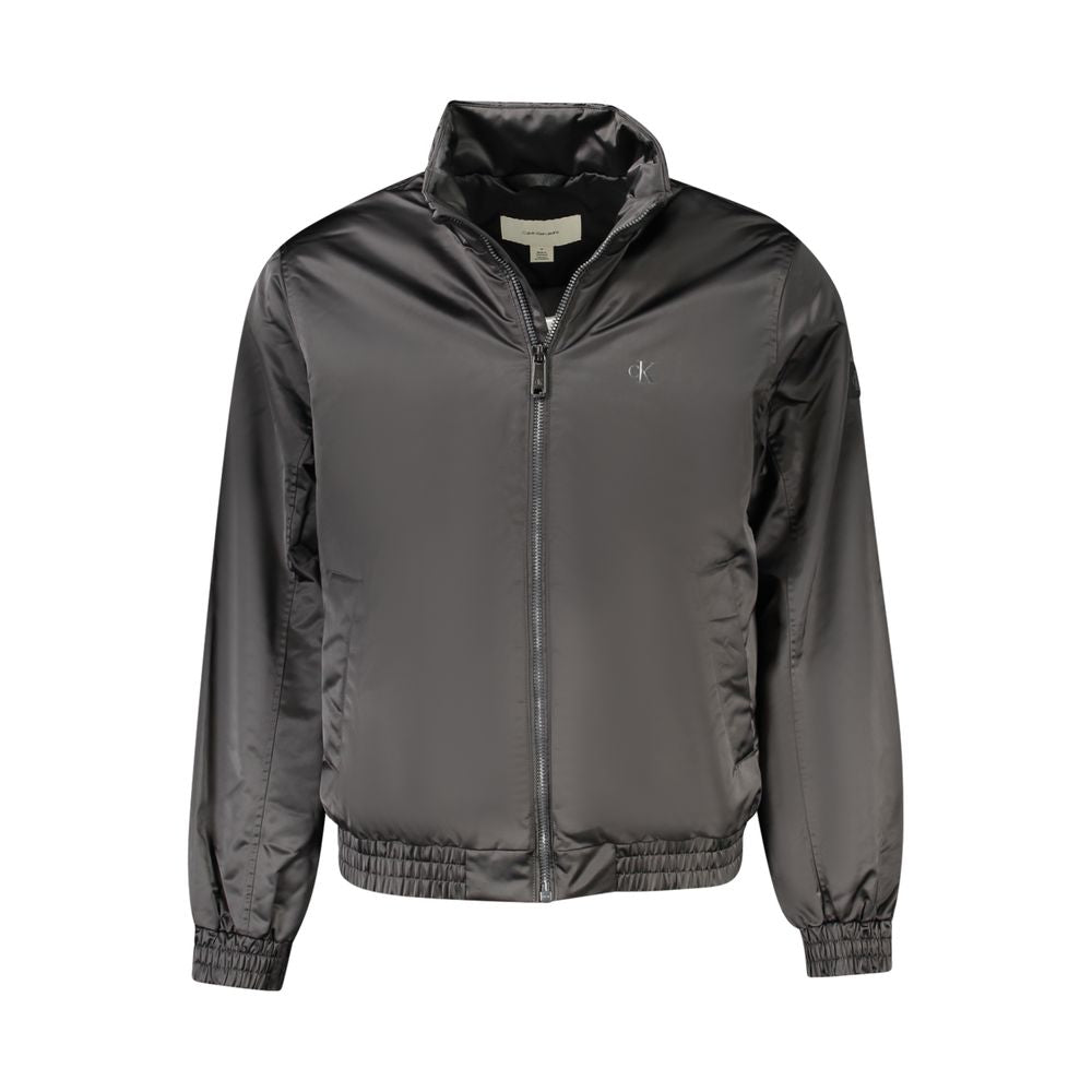 Calvin Klein Schwarze Polyester Herren Jacke