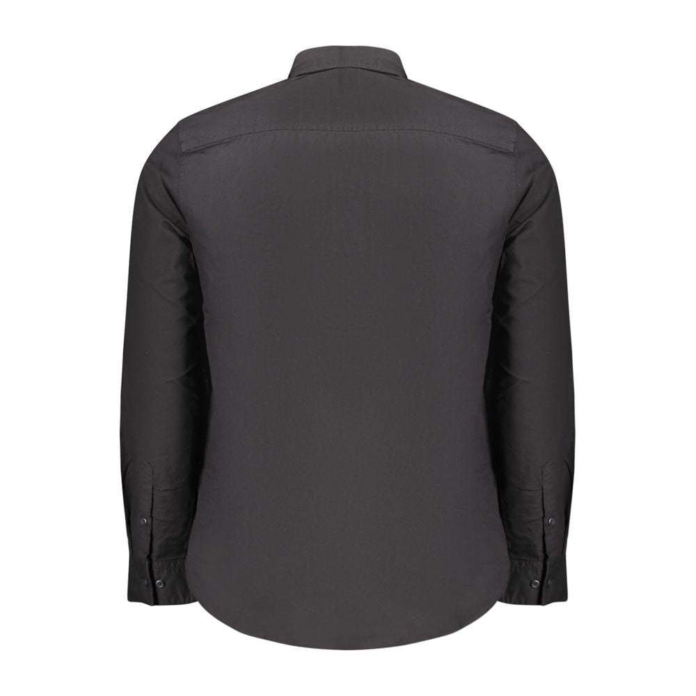 Calvin Klein Schwarzes Baumwollhemd