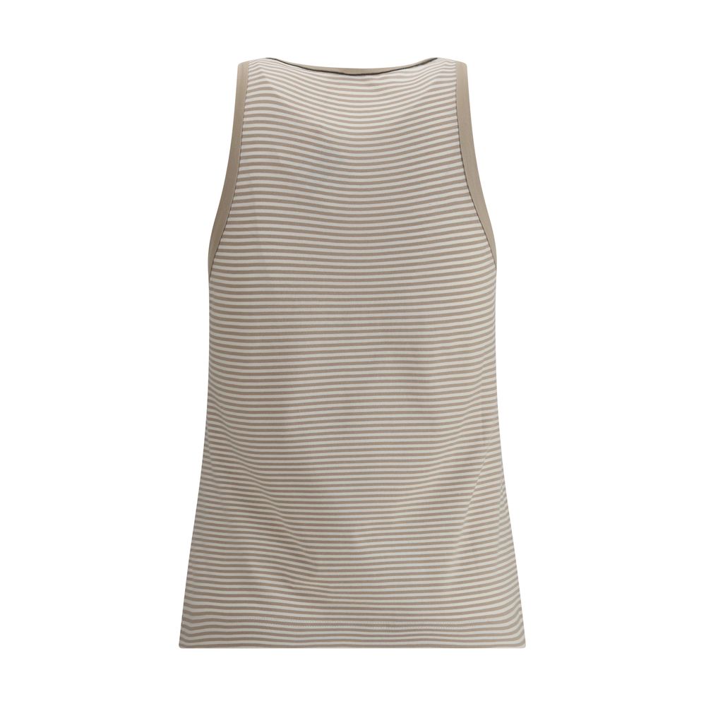 Brunello Cucinelli Gestreiftes Tank-Top