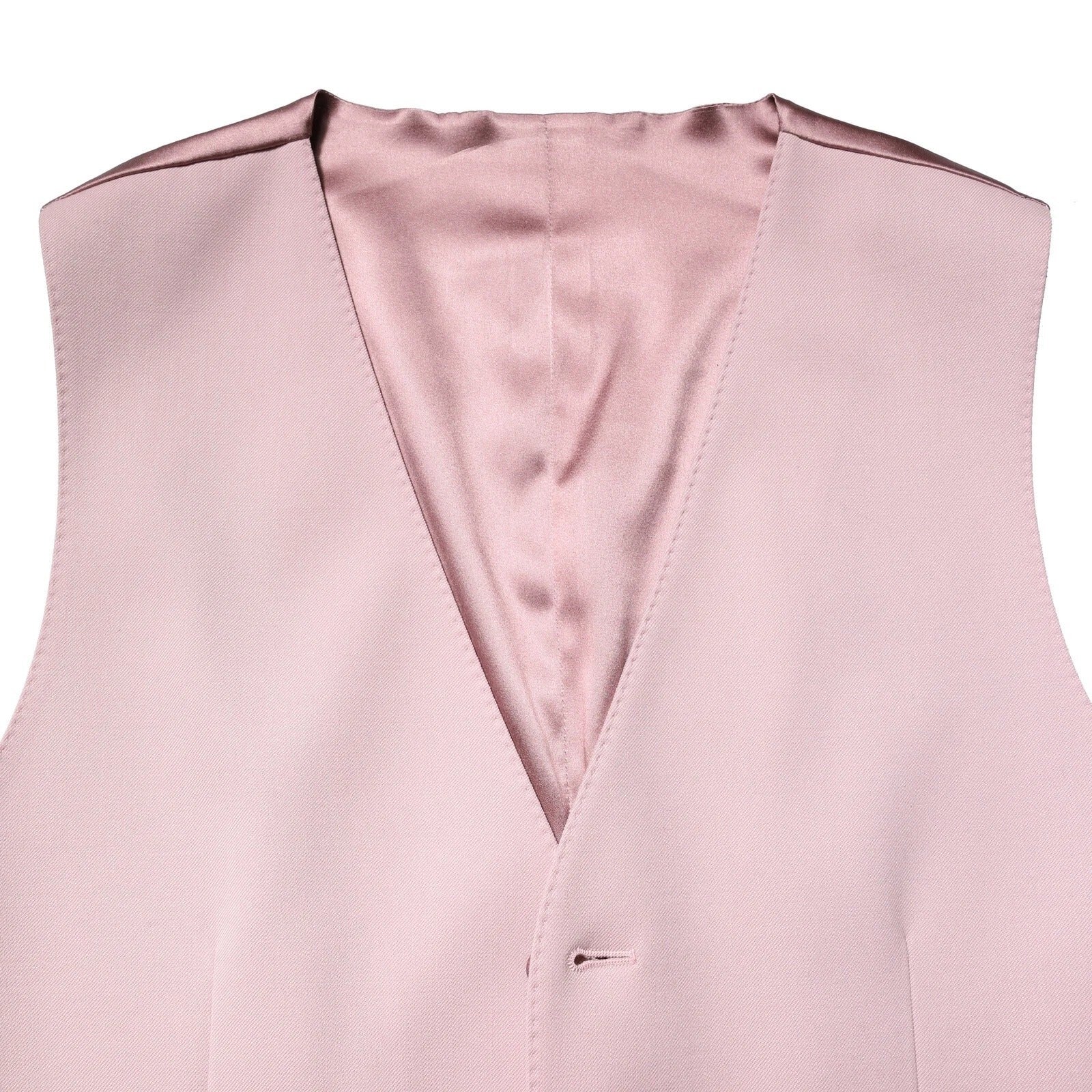 Dolce & Gabbana Rosa Wolle Kleid Formal Männer Weste Weste