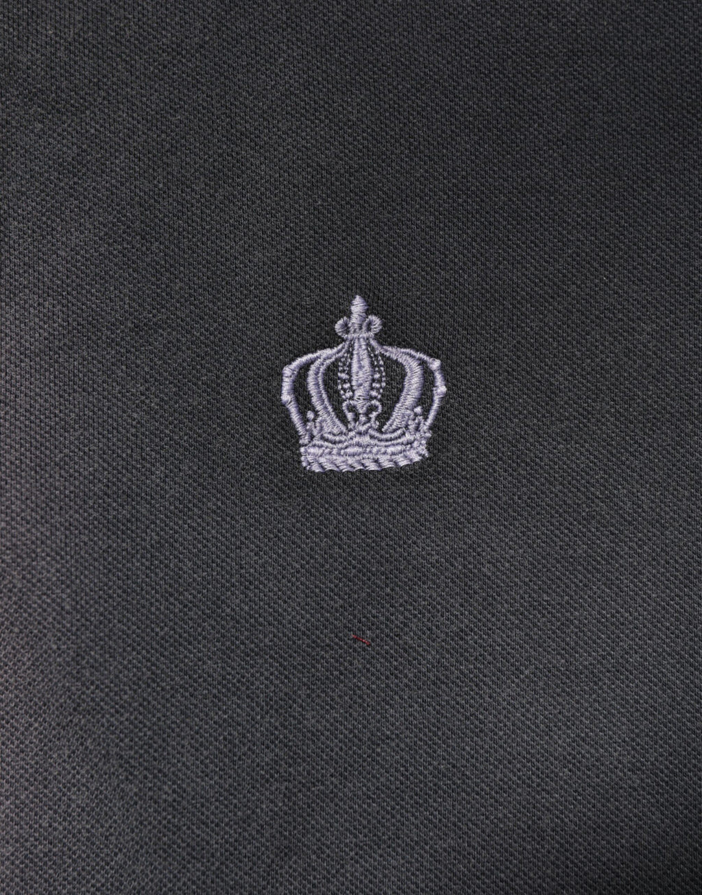 Dolce & Gabbana Graues Baumwoll-Polo-T-Shirt mit Kragen für Männer