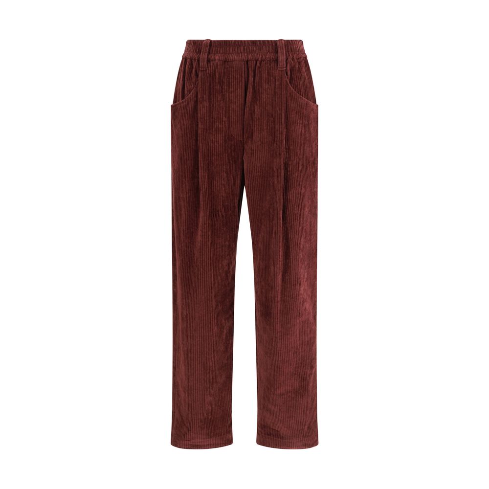 Brunello Cucinelli Samt-Hosen