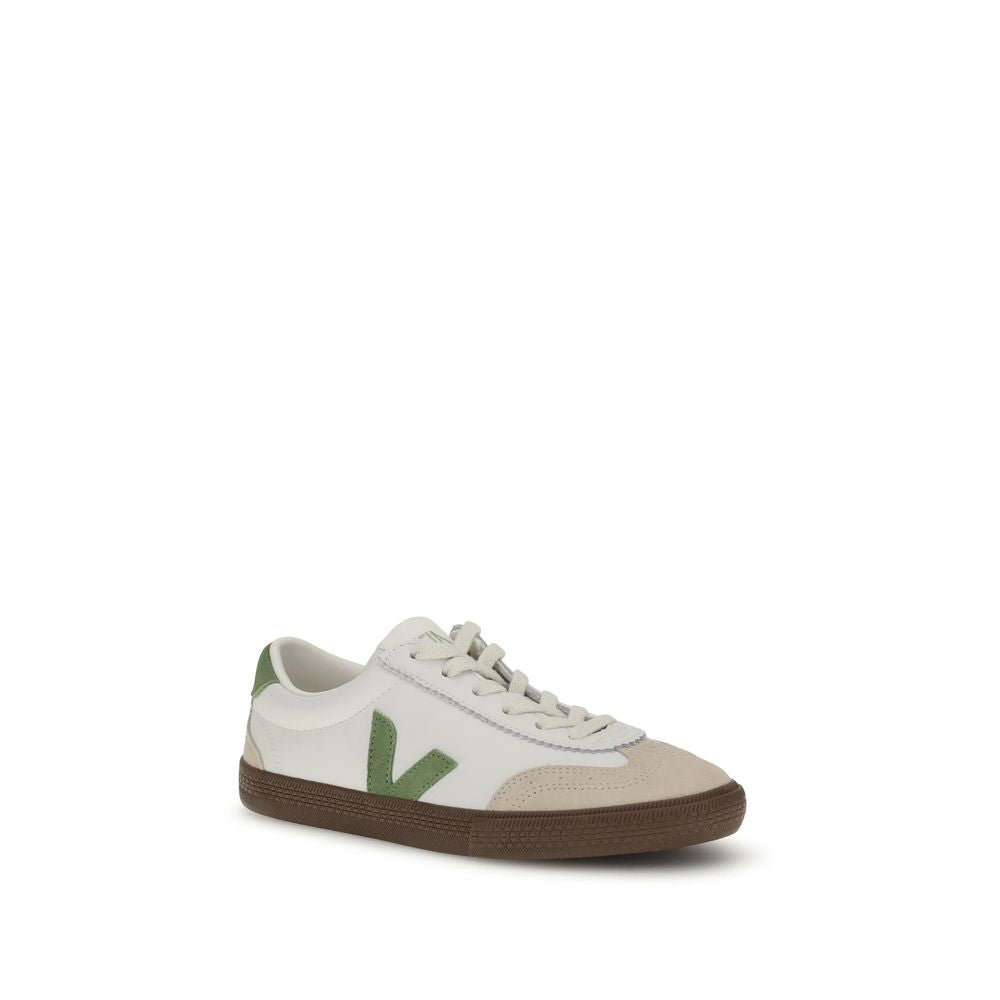Veja Weiße Sneakers aus Leder mit niedrigem Schaft
