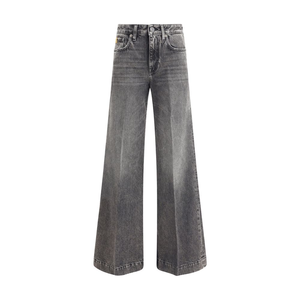 Jacob Cohen Graue Baumwoll-Jeans mit Relaxed Fit