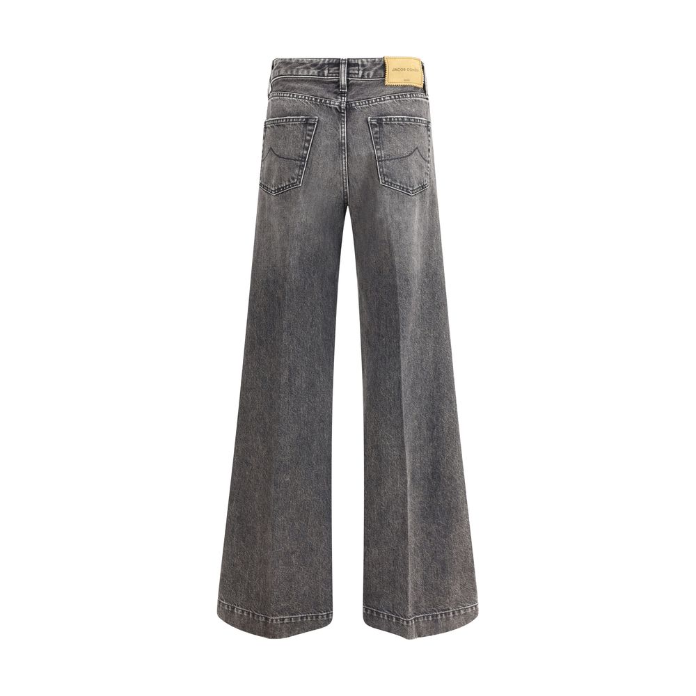 Jacob Cohen Graue Baumwoll-Jeans mit Relaxed Fit