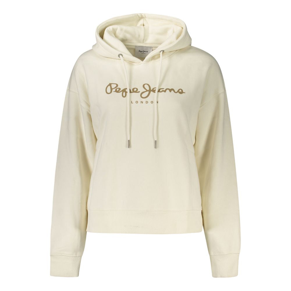 Pepe Jeans Weißer Baumwollpullover