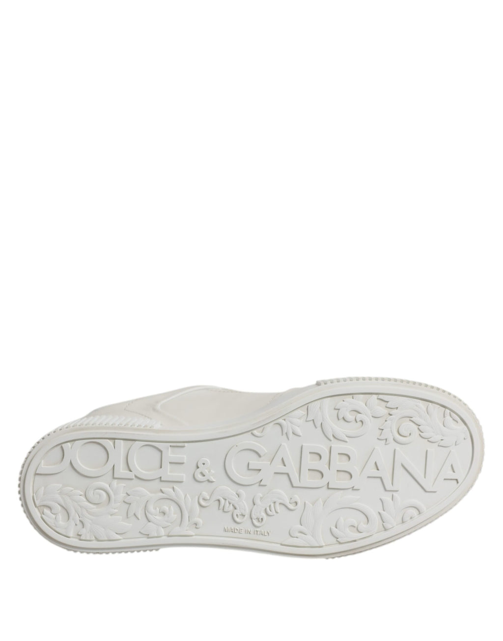Dolce & Gabbana Weiß Miami Leder Low Top Turnschuhe Schuhe