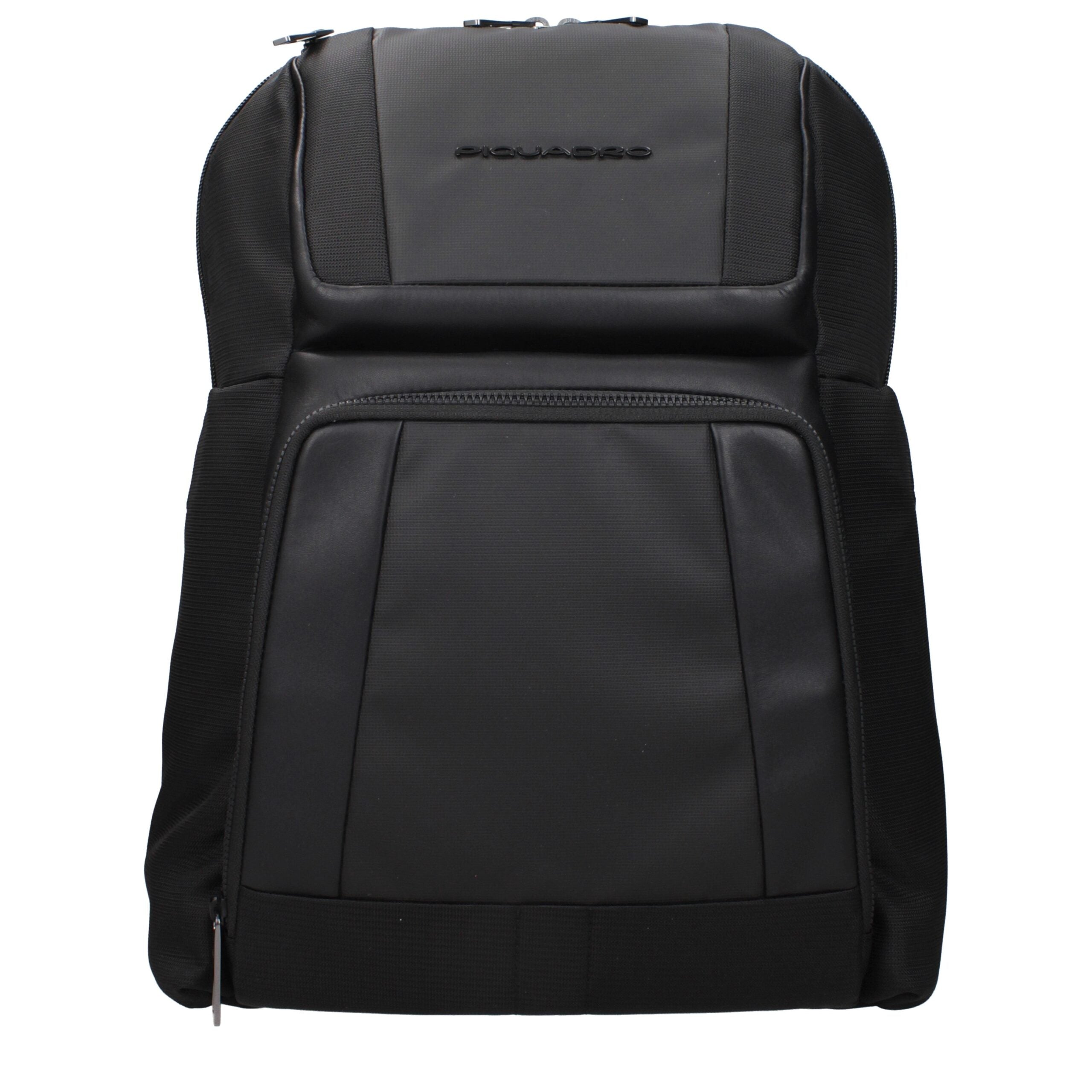 Piquadro Schwarzer Nylon-Rucksack