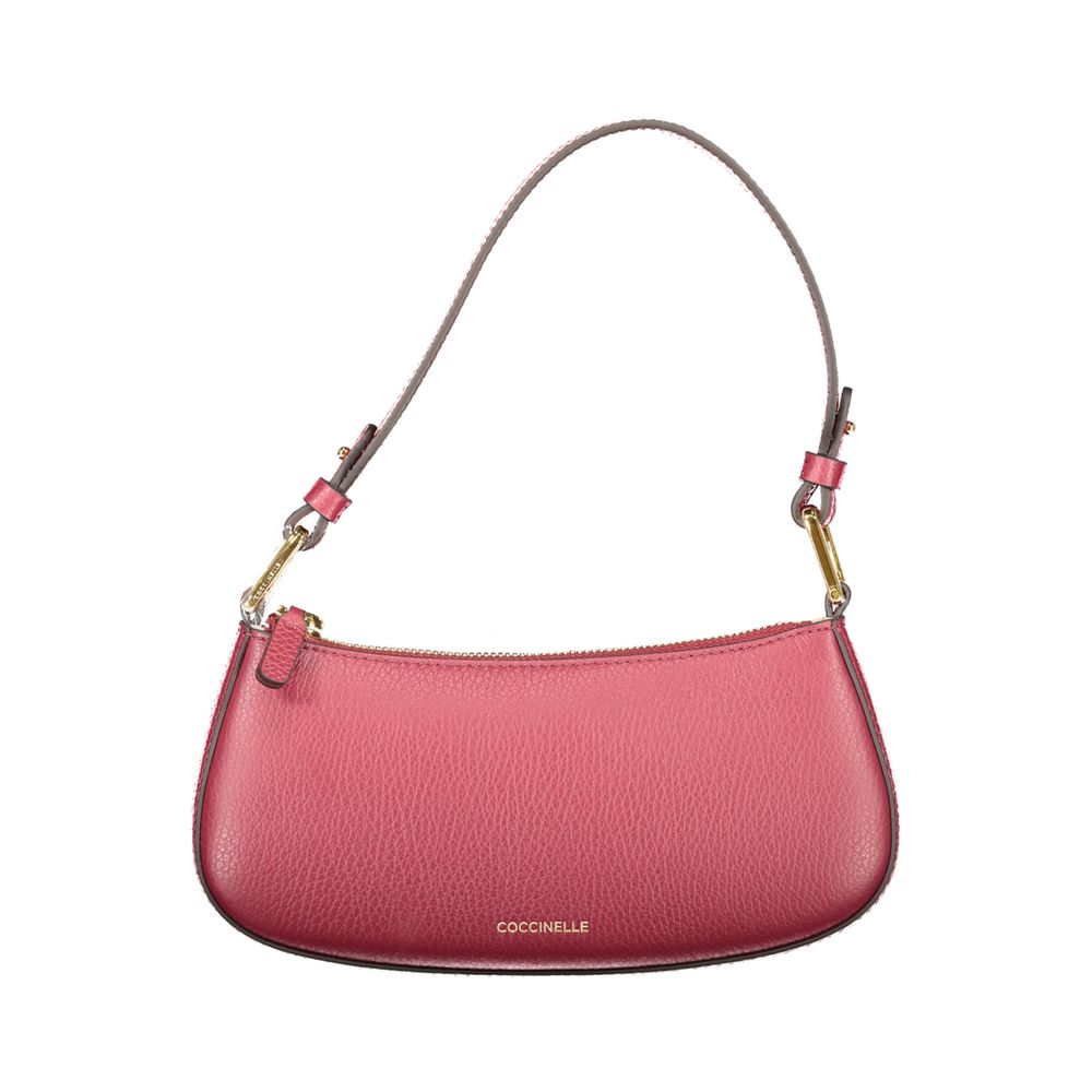 Coccinelle Lila Lederhandtasche