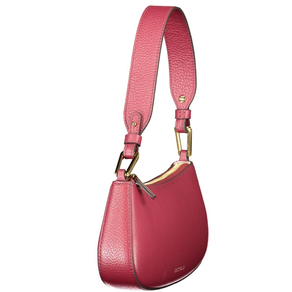 Coccinelle Lila Lederhandtasche