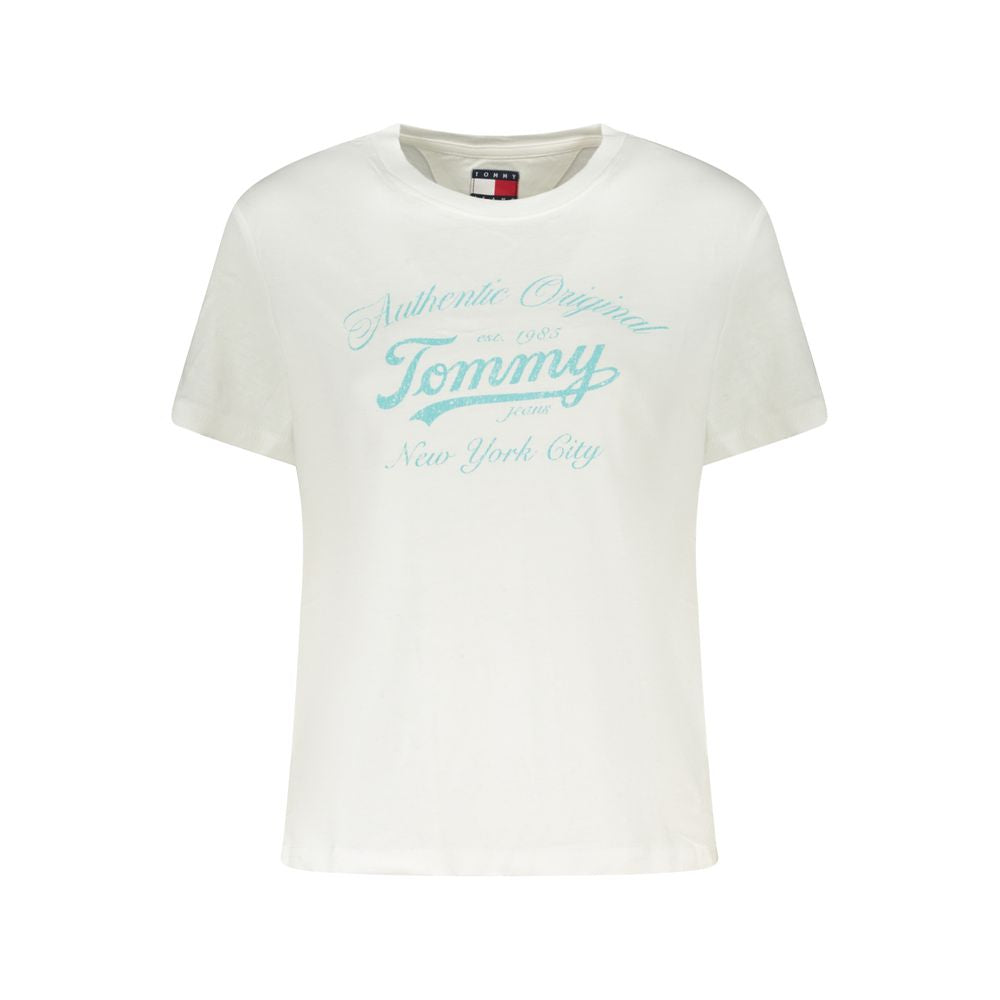 Tommy Hilfiger Weiße Baumwoll-Oberteile &amp