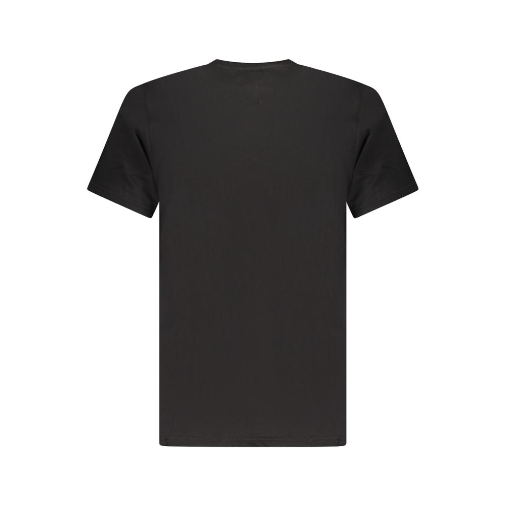 Tommy Hilfiger Schwarzes T-Shirt aus Baumwolle